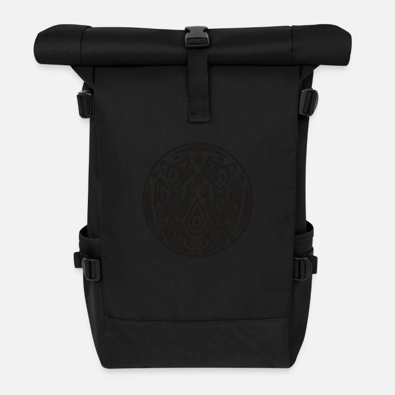 Twilight-Wolfpack Tattoo - Rolltop Rucksack - Schwarz