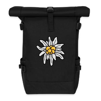 Edelweiss - Rolltop Rucksack - Schwarz - Vorne