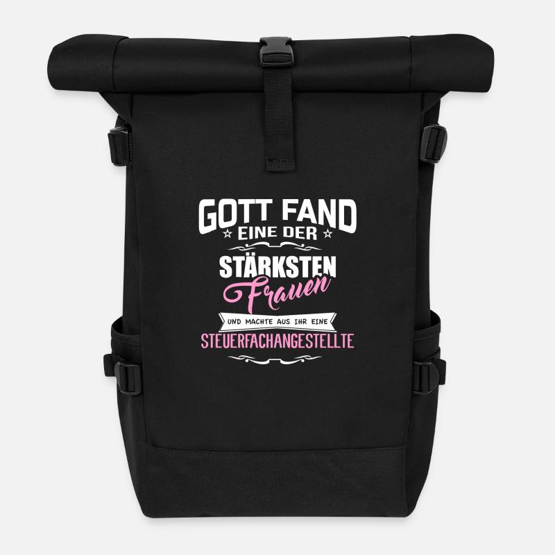 STEUERFACHANGESTELLTE - Rolltop Rucksack - Schwarz