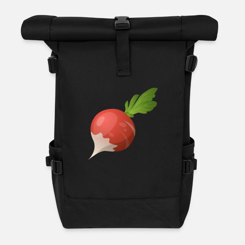 Radischen - Rolltop Rucksack - Schwarz
