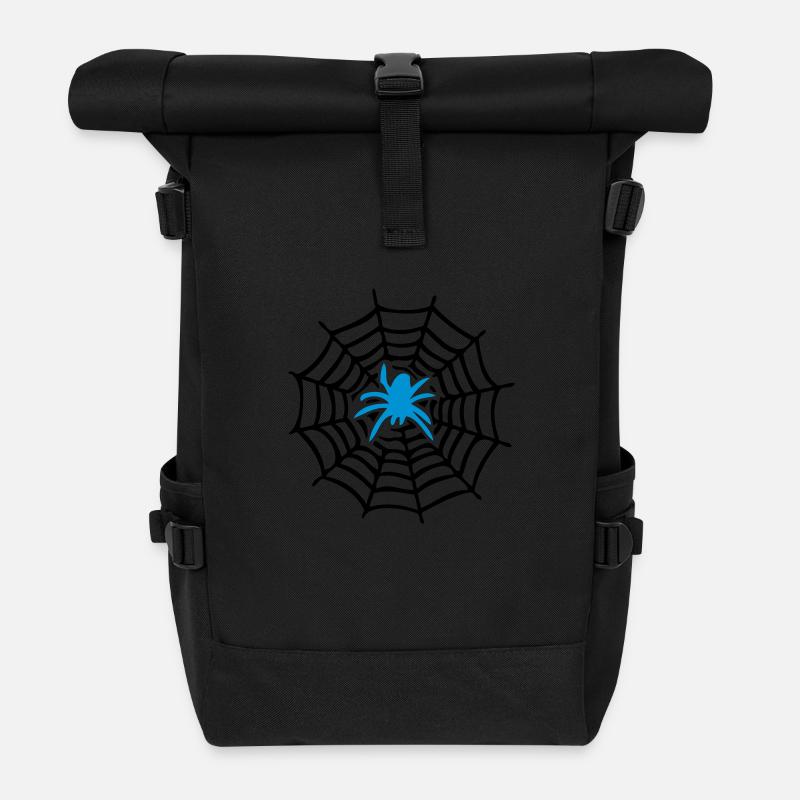 Spider - Roll Top Backpack - black
