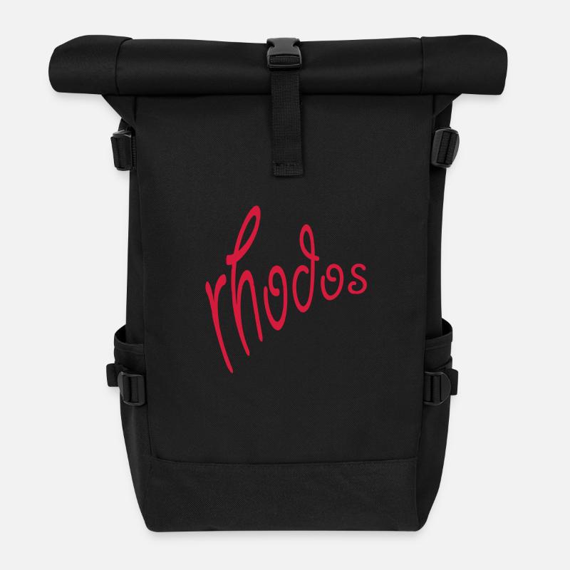 Rhodos - Rolltop Rucksack - Schwarz