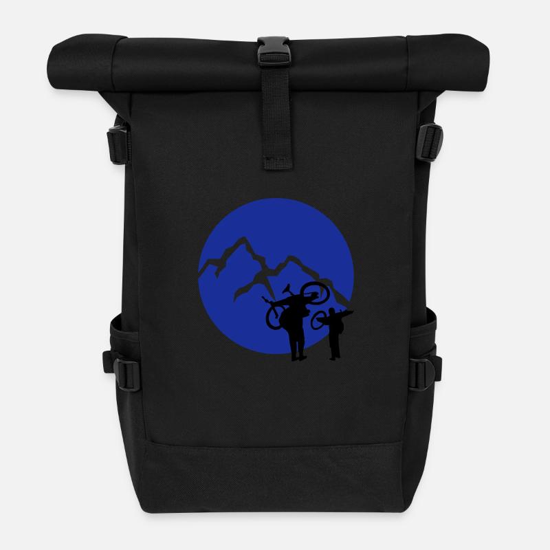 Big Mountain Biken - Rolltop Rucksack - Schwarz