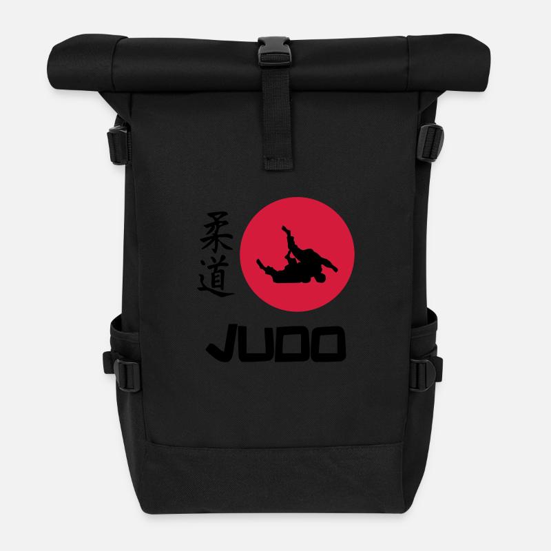 Judo - Rolltop Rucksack - Schwarz