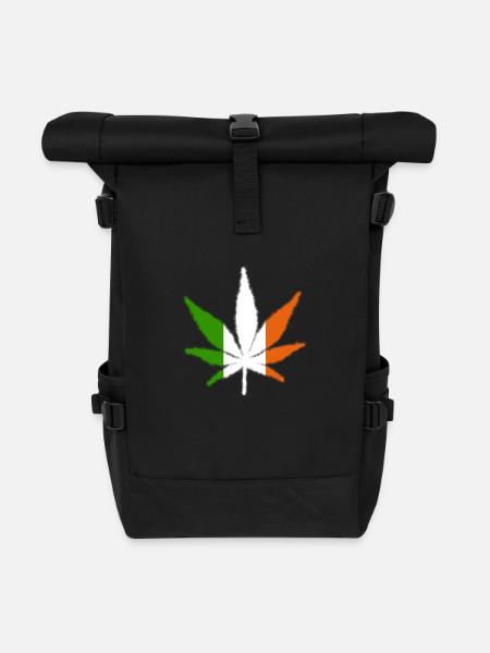 Ireland - Rolltop Rucksack - Schwarz