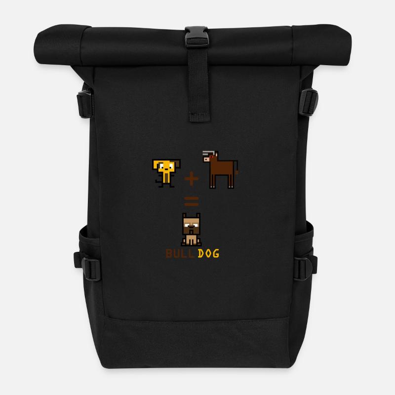 hunderasse - Rolltop Rucksack - Schwarz