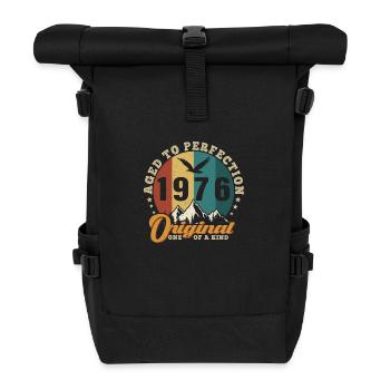 Die Legenden wurden im Jahrgang 1976 geboren - Rolltop Rucksack - Schwarz - Vorne