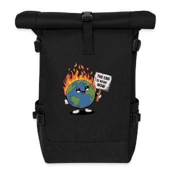 La fin est maintenant - Sac à dos roll top - noir - Devant
