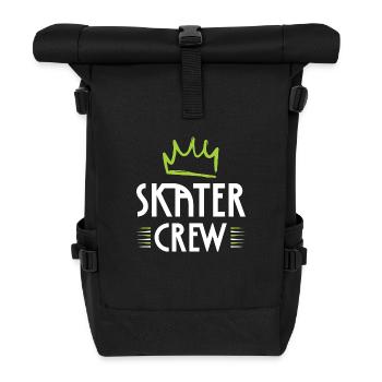 Skater Crew - Roll Top Backpack - black - Front