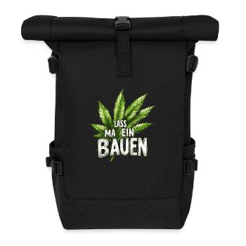 Let's build one - Roll Top Backpack - black - Front