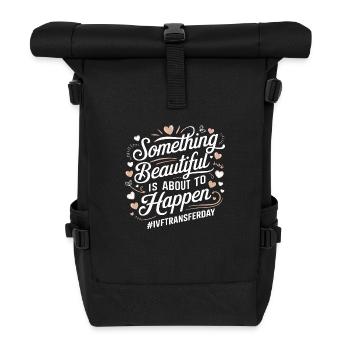 Ein neuer Anfang mit IVF - Rolltop Rucksack - Schwarz - Vorne