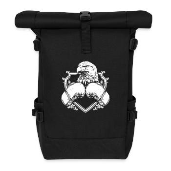 Eagle Boxer Martial Arts MMA - Roll Top Backpack - black - Front