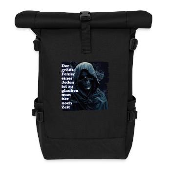 Saisissez chaque instant ! - Sac à dos roll top - noir - Devant