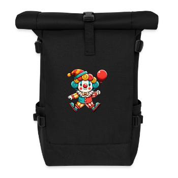 clown - Sac à dos roll top - noir - Devant