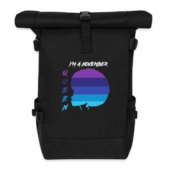 Sternzeichen Skorpion - Rolltop Rucksack - Schwarz - Vorne