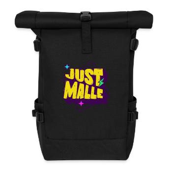 Just Malle - Rolltop Rucksack - Schwarz - Vorne
