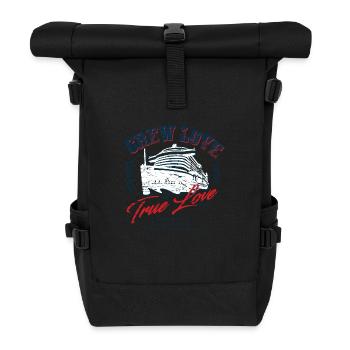 Crew Love #cruiseshipcrew - Roll Top Backpack - black - Front