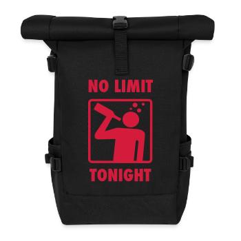 no limit (or almost) - Roll Top Backpack - black - Front