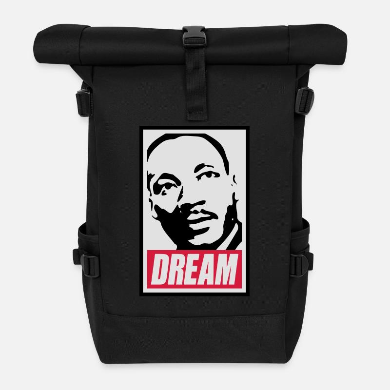 Obey x Dream MLK - Sac à dos roll top - noir