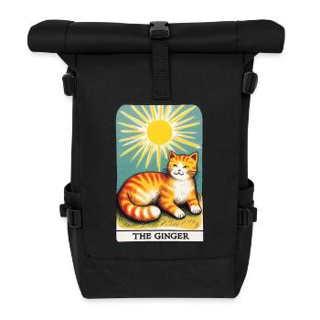 The Ginger - Roll Top Backpack - black - Front
