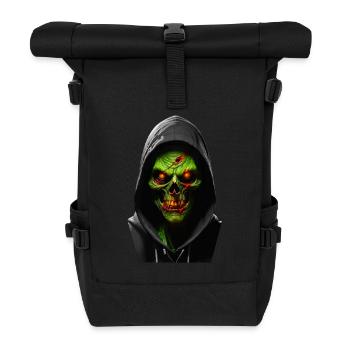 Zombie - Rolltop Rucksack - Schwarz - Vorne