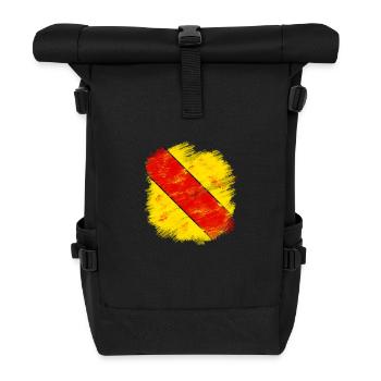 Baden - Rolltop Rucksack - Schwarz - Vorne