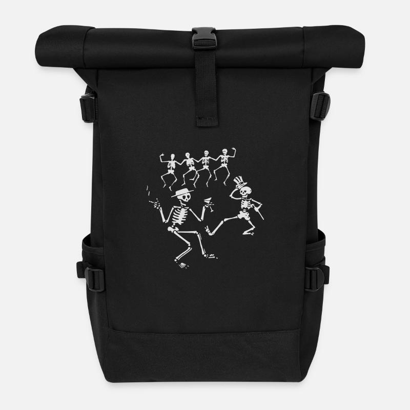 dancemacabre - Rolltop Rucksack - Schwarz