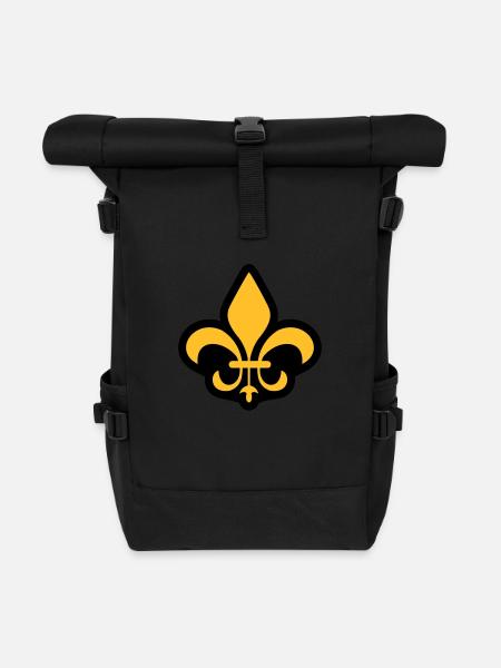 Lilie - Rolltop Rucksack - Schwarz