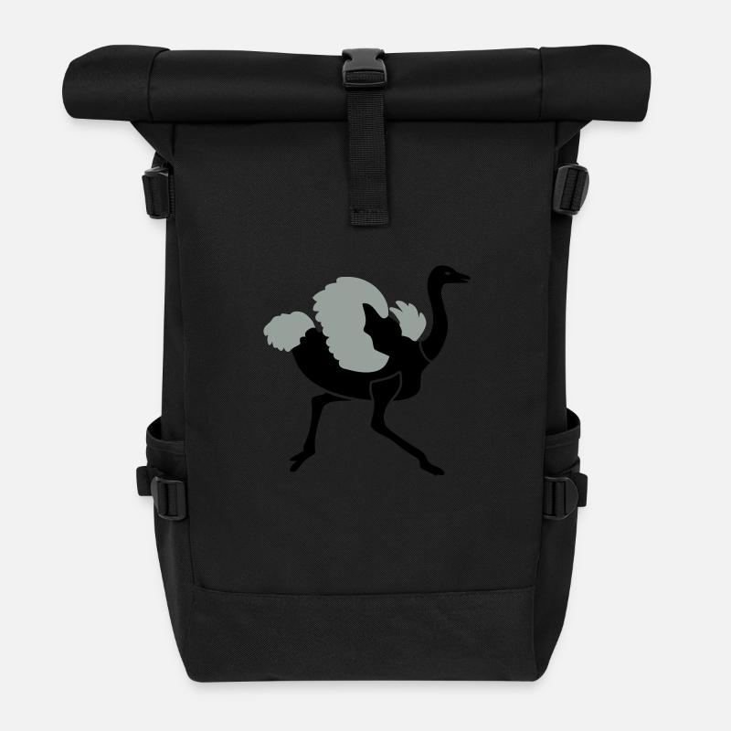 Strauss - Rolltop Rucksack - Schwarz