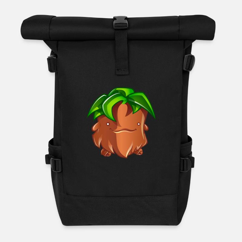 Torfac die Palme - Rolltop Rucksack - Schwarz