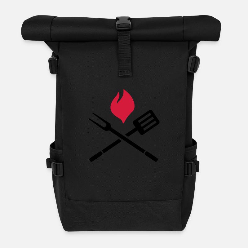 Grillen - Rolltop Rucksack - Schwarz