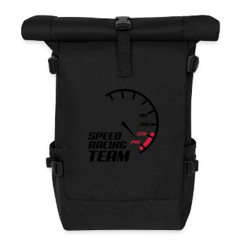tacho2 - Rolltop Rucksack - Schwarz - Vorne