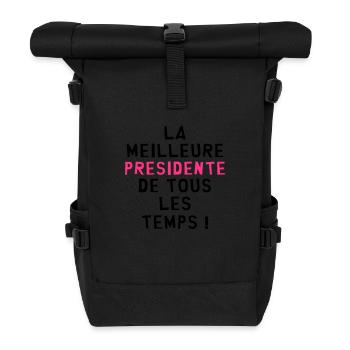 Patron / Chef / Président / Club / PDG / Patron - Sac à dos roll top - noir - Devant