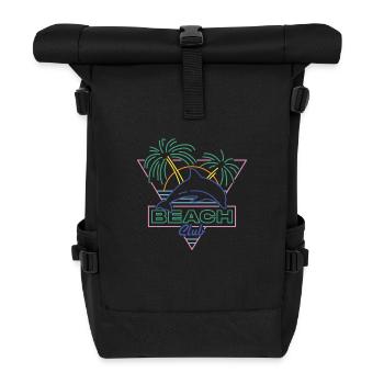 Beach Club - Rolltop Rucksack - Schwarz - Vorne