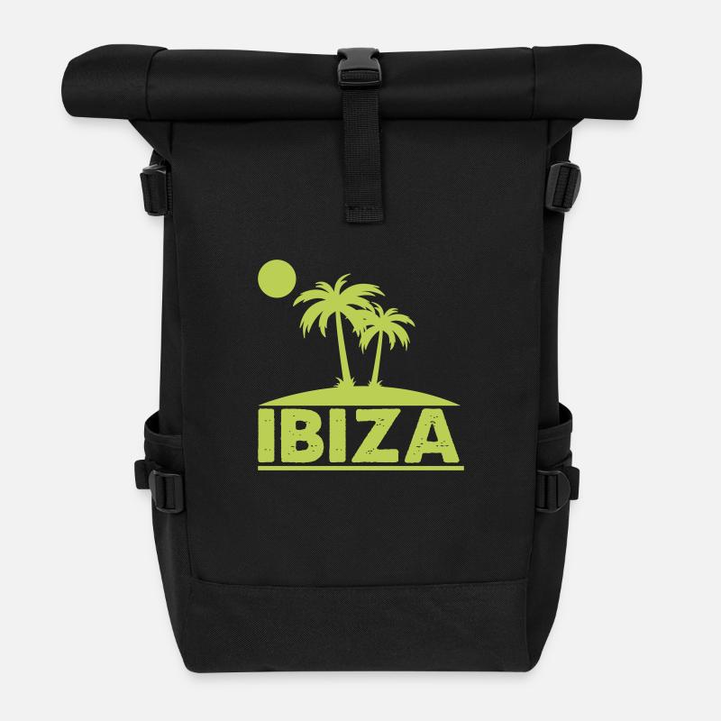 ibiza - Rolltop Rucksack - Schwarz
