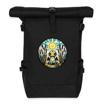 Baby Dragon - Roll Top Backpack - black - Front