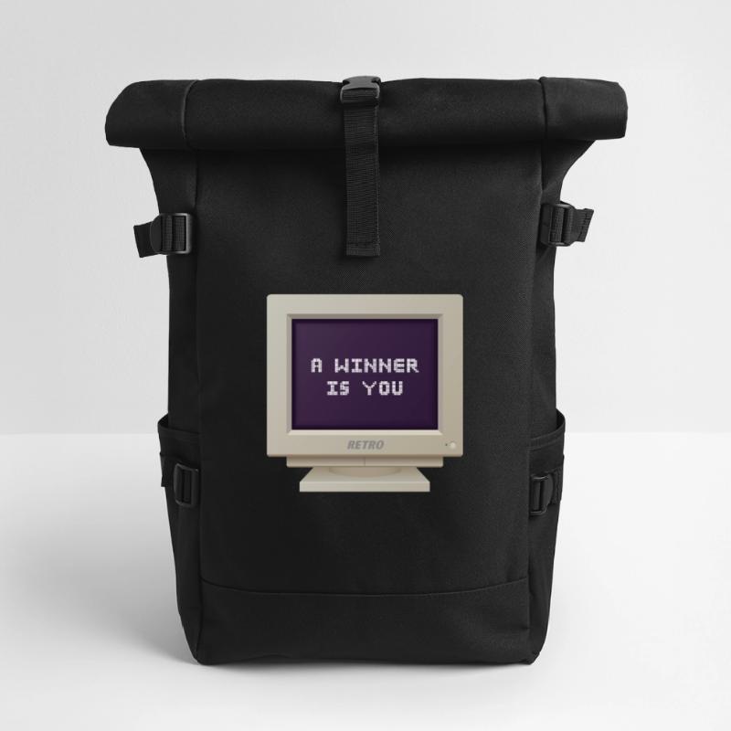CRT Design - Ein Gewinner sind Sie Rolltop Rucksack