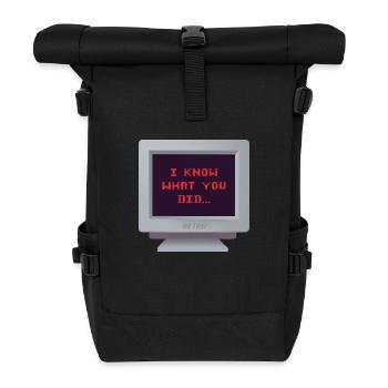 CRT-Design - Der Zeuge - Rolltop Rucksack - Schwarz - Vorne