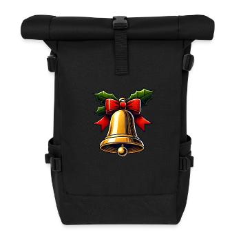 Weihnachtsglocke - Rolltop Rucksack - Schwarz - Vorne
