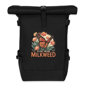 Protégez les papillons monarques - Sac à dos roll top - noir - Devant