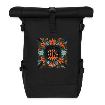 Tante géniale - Sac à dos roll top - noir - Devant