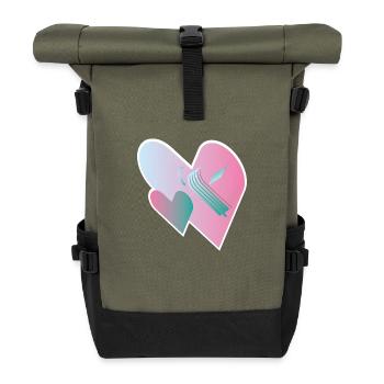 Love Assemble 00 - Roll Top Backpack - olive/black - Front