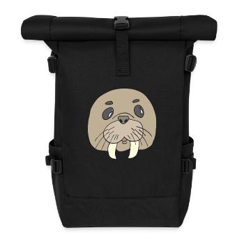 walrus - Roll Top Backpack - black - Front
