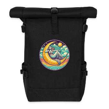 Moon Goddess - Roll Top Backpack - black - Front