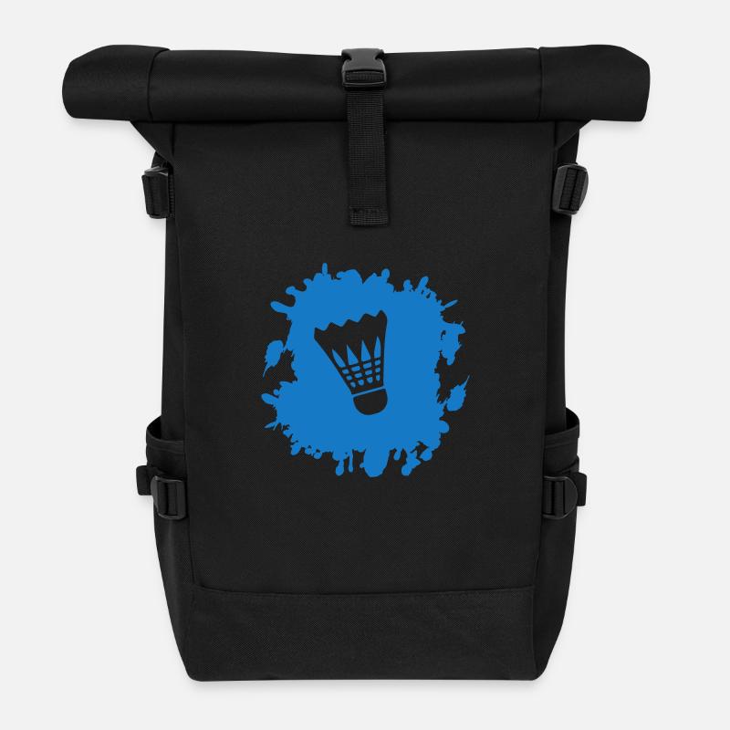 federball klecks - Rolltop Rucksack - Schwarz