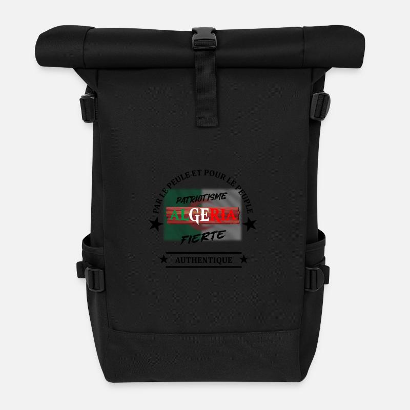 Algérie autenthique - Sac à dos roll top - noir