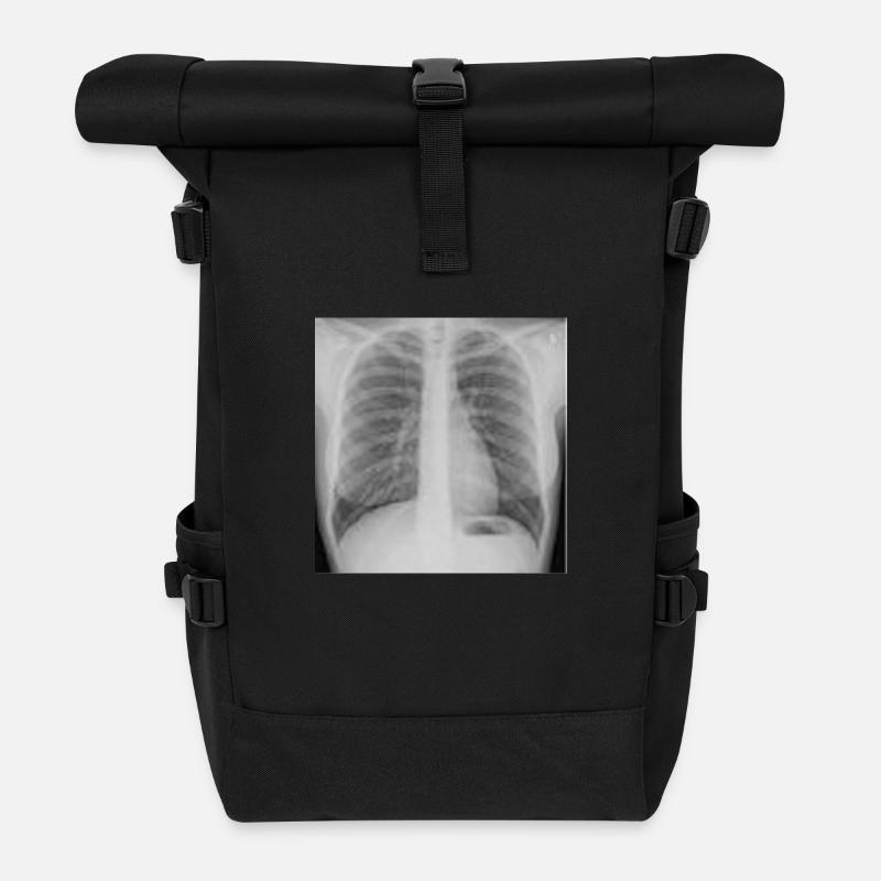 Lunge - Nichtraucher - Rolltop Rucksack - Schwarz