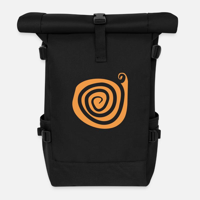 spiral_2 - Rolltop Rucksack - Schwarz