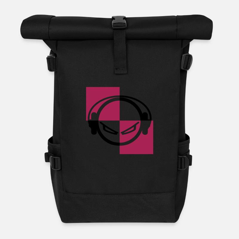 musique - Sac à dos roll top - noir