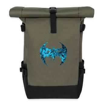 Nightwing Dark Mask - Roll Top Backpack - olive/black - Front